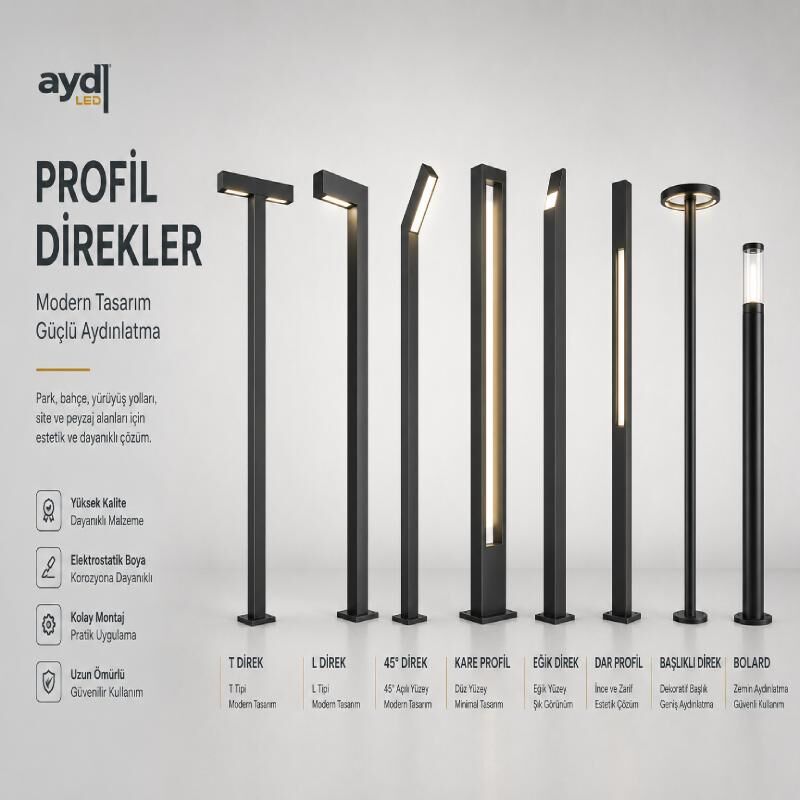 Aydınlatma Direği Seçerken Nelere Dikkat Edilmelidir?