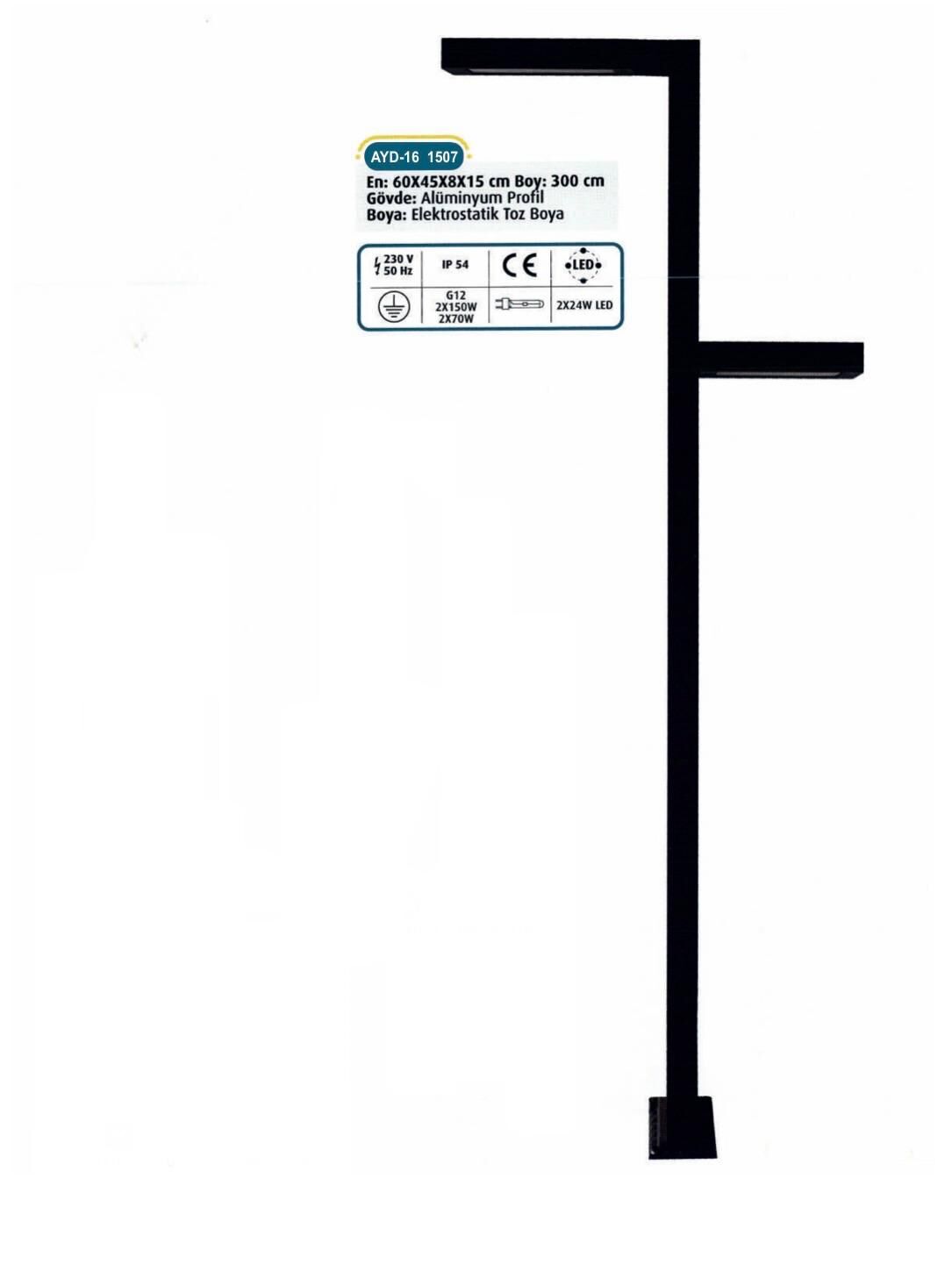 Profil LED Aydınlatma Direkleri