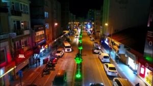 45W Çember Ağaç ve Palmiye Aydınlatma Armatürü